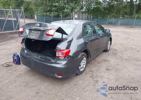 2011 Toyota Corolla Le z USA, uszkodzony, nr VIN 2T1BU4EE6BC639260